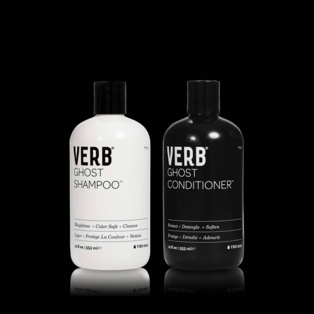 New Verb Duo - Ghost Weightless Shampoo 12oz & Conditioner 12oz - Fine Hair